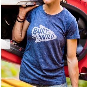 Yeti Arrowhead Mock Twist Tee NEW Heathered Navy